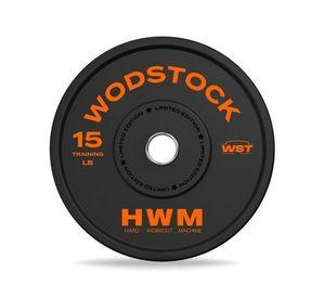 Bumper Plate 15lb Wodstock HWM unidad 2°Selección