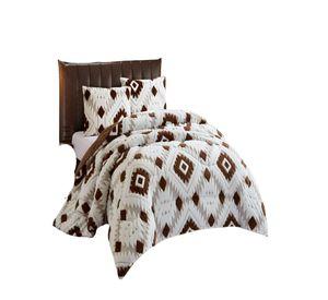 COBERTOR CON CHIPORRO DE JACQUERD CUTTING 2 PLAZAS 230X250CM BLANCO B4