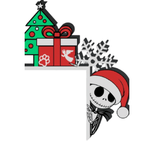 Adorno Navideño - Esquina de puerta 2025