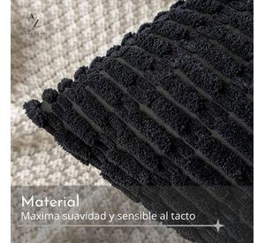Fundas De Cojines Pack X2 Boho Textura Suave 45 X 45 Premium