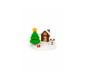 Adorno - Micro diorama navideño