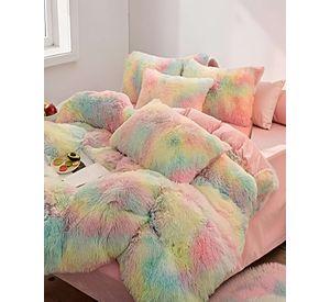 COBERTOR DE INVIERNO PELUDO 2 PLAZAS 230X250CM MULTICOLOR 1