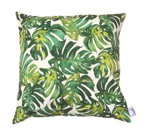 COJIN DECORATIVO DISEÑO PLANTAS VERDES 50X50 RELLENO