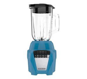 Licuadora Vaso Vidrio 1250ml 700W Azul Ice Crush Black Decker