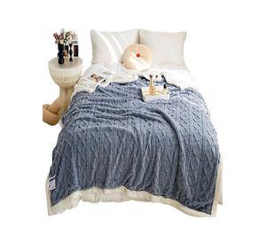 FRAZADA MANTA DE PLUSH Y SHERPA EXTRA SUAVES TP23