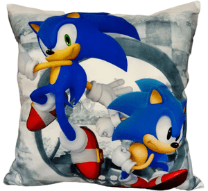 Cojín Felpa 45x45 cm Soni Cuadritos Extra Suave Sonic