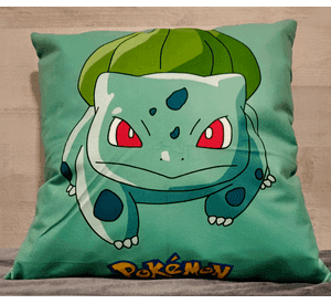 Cojín Felpa 45x45 cm Bulbasaur Extra Suave