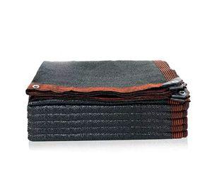 Lona Carpa De Malla Sombra Negra 3x3 Metros