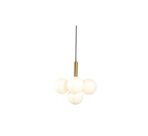 LAMPARA COLGANTE GLOBO OPAL 5 LUCES