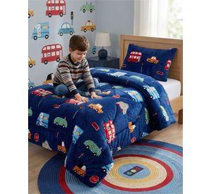 Cobertor Plush de Lujo Lana Sintetica Confort Superior Plaza y Media m4
