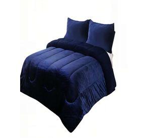 PLUMON CHIPORRO DE INVIERNO PREMIUM 2 PLAZA  COLOR AZUL