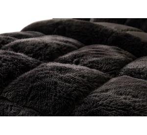 Cobertor Invierno Con Chiporro Negro 2plazas+fundas Alm+funda Coji