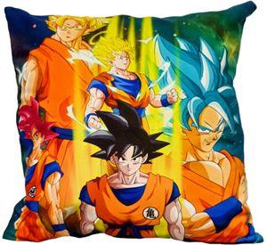 Cojín Felpa 45x45 cm De Goku Transformaciones Extra Suave