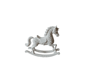 Adornos navidad - Caballo Mecedor ornamentado