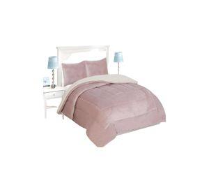 COBERTOR SHERPA KING 250X270CM ROSA B7