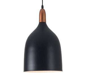 LAMPARA COLGANTE NEGRA COBRE E27 1X60W