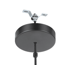 Lámpara Colgante Straiton Acero Fiebro Negro 1X60W E27 Cod43358