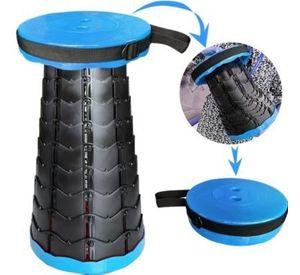 Taburete Silla Plegable Retractil Portatil