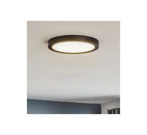 PLAFON PANEL LED 24W NEGRO REDONDO FRIO