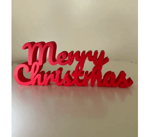 Adorno - Letrero Feliz Navidad