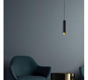 Lámpara Colgante Floris Negro 1XGU10