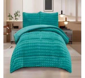 COBERTOR ALTO CONFORT 2 PLAZA 230CM X 250CM COLOR VERDE