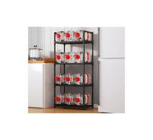 Estante Organizador Baño Cocina Sala Multifuncional Negro