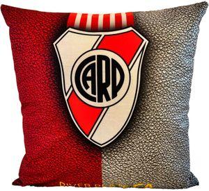 Cojín 45x45 cm Felpa Extra Suave De River Plate Argentina