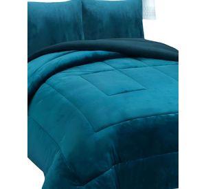 COBERTOR SHERPA KING 250X270CM TURQUESA B9