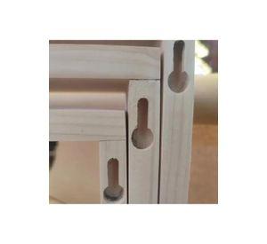 Set de 3 Repisas Flotantes Modernas Barandas 60cm Blanco
