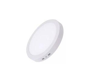 Pack 6 plafón redondo sobrepuesto 18w blanco luz fría 5500k