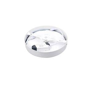 Pack 6 plafón redondo sobrepuesto 18w blanco luz fría 5500k