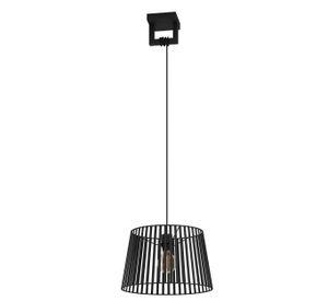 Lámpara Colgante Bogota Acero Negro 1X40W E27, IP20 cod.390002