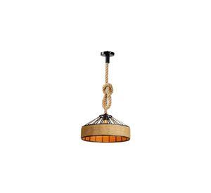 Lámpara Colgante Vintage Cáñamo Soga E27 Vintage 40 CM