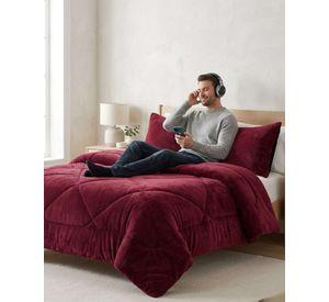 Plumon Plush de Chiporro Ultra Suave Para Invierno Plaza y media m25