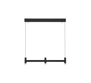 LÁMPARA COLGANTE POETIC NEGRO LED 12W 3000K