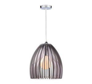 Lámpara Colgante Pantalla Acrílica Gris D-260mm