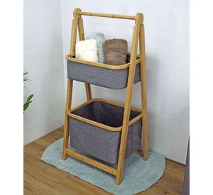 Estante Organizador Ropa Doble Nivel Moderno Funcional Jhn