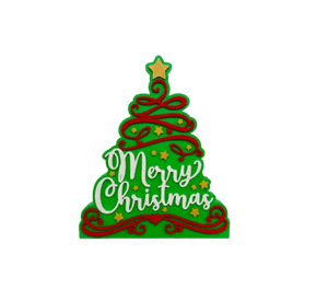 Letrero Navideño de Árbol