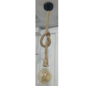 Lampara Colgante Cañamo Rustica Incluye Ampolleta G125