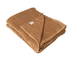 Frazada Polar Flannel Beige 2 Pl
