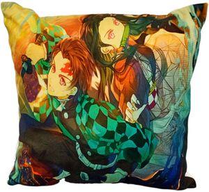 Cojín De Demon Slayer Tanjiro y Nezuko 45x45 cm Extra Suave