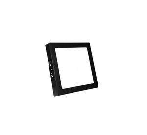 PLAFON PANEL LED 24W NEGRO CUADRADO 6000K