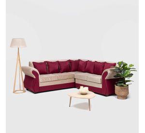 SOFA SECCIONAL NEW IRLANDA BI BEIGE ROJO