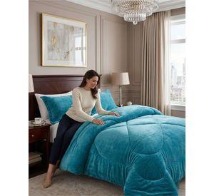 Plumon Plush de Chiporro Ultra Suave Para Invierno Plaza y media m20