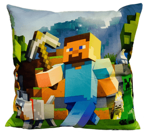 Cojín Felpa 45x45 cm Minecraf Diamantito Extra Suave