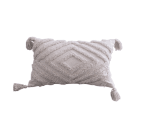 Cojín textura beige 30x50 cms