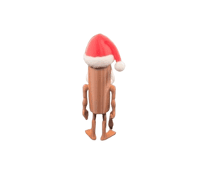 Figura Decorativa - Tung Tung Estilo Santa