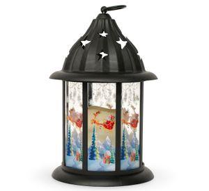 Adorno De Navidad Candelabro Led Farola Centro De Mesa Usb