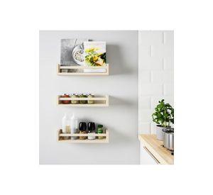 Repisa Organizador Pared Madera Pino 60X15X14 CM